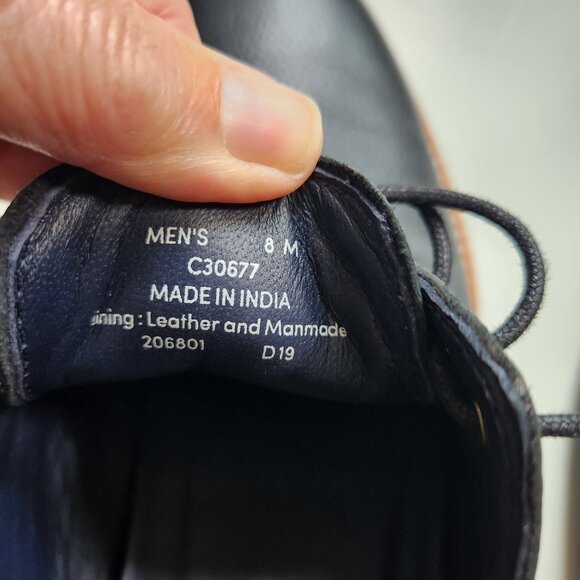 Cole Haan Frankland Dress Shoes Men\'s Size 8 M Oxford Black Style C30677 main image 5